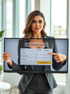 How to use a loan comparison calculator step by step