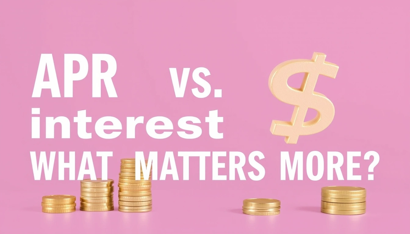 APR vs interest rate: what matters more in loan comparison? APR vs interest rate: what matters more in loan comparison?
