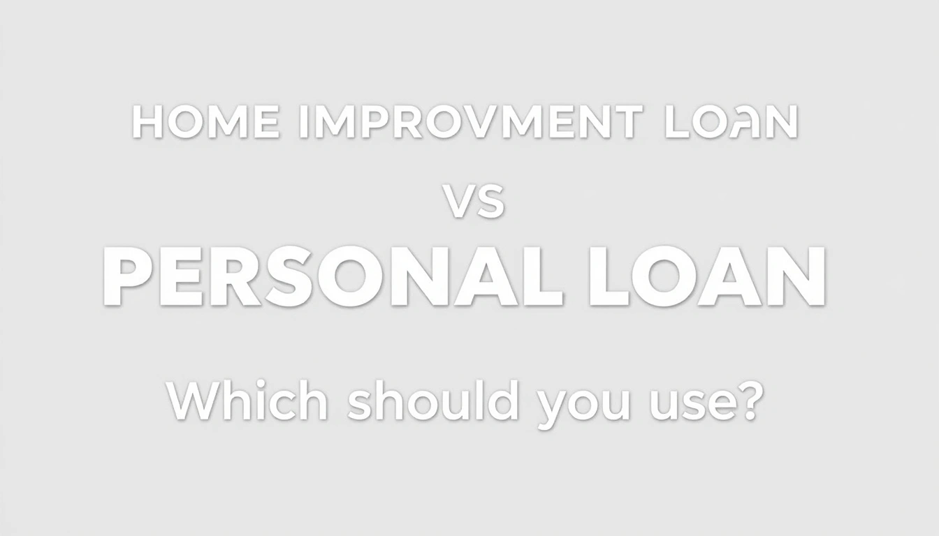 Home improvement loan vs personal loan: which should you use?