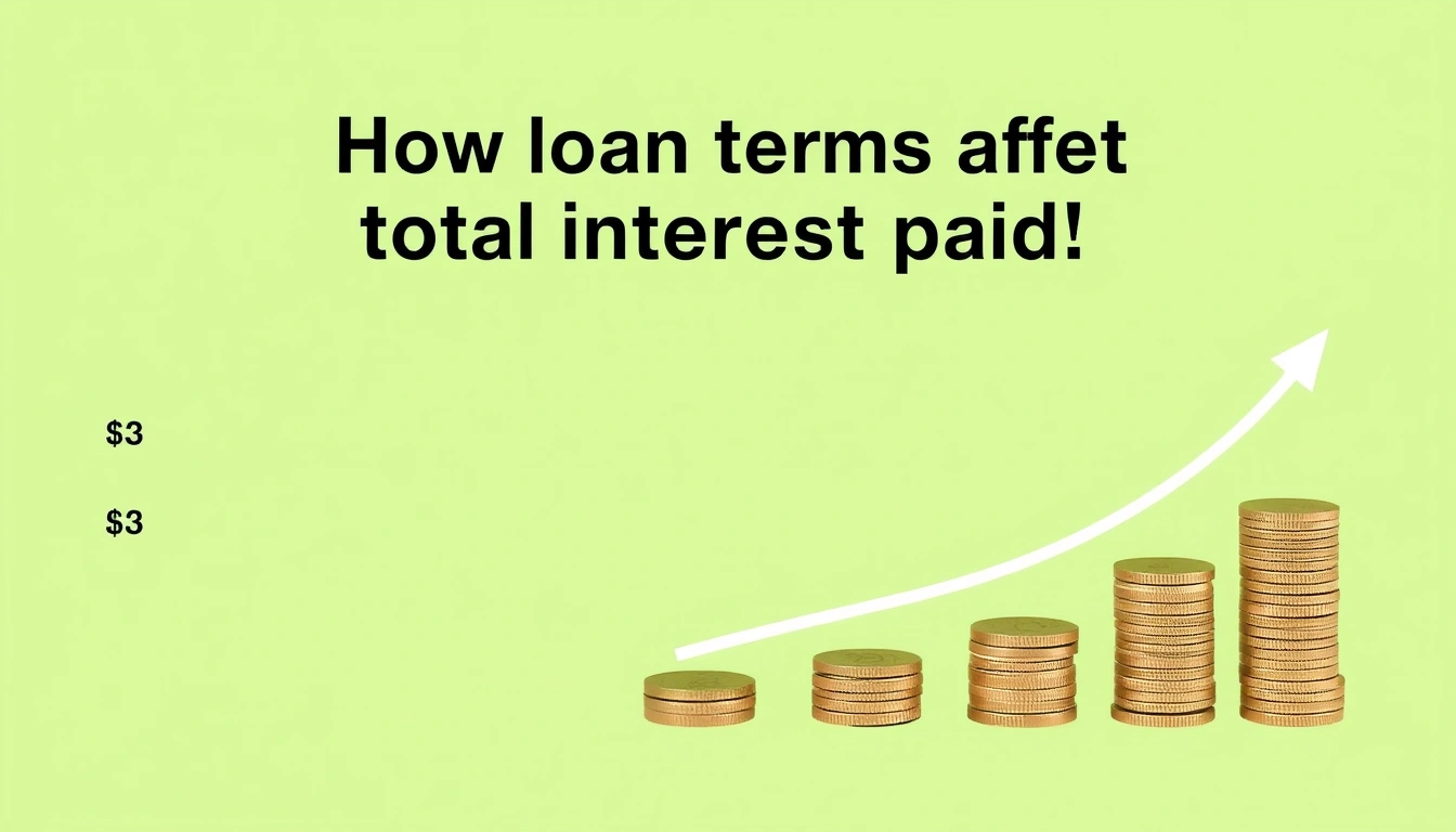 How loan terms affect total interest paid How loan terms affect total interest paid